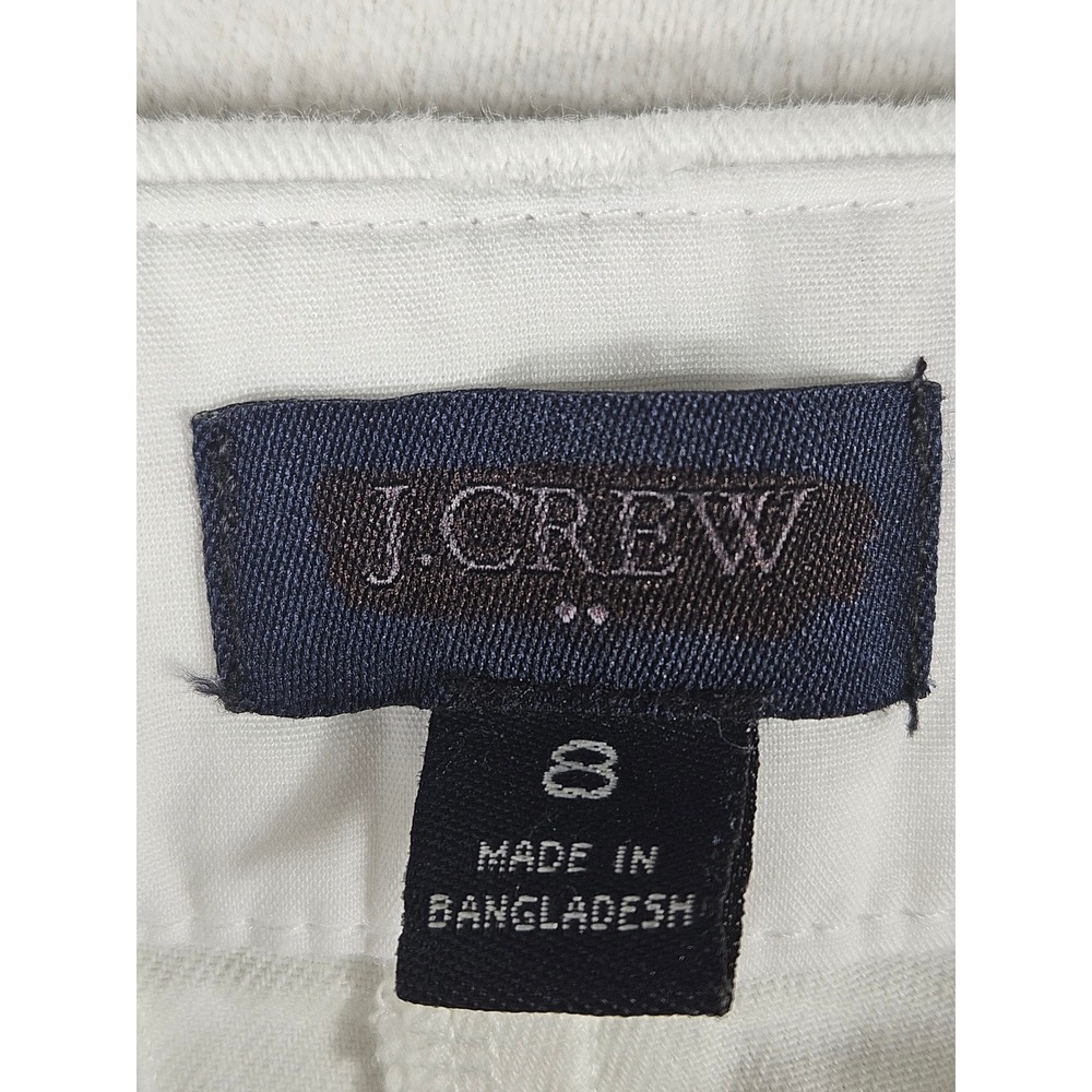 J.Crew Womens White Chino Shorts Size 8 Cotton BO201 SP24 - Picture 6 of 10